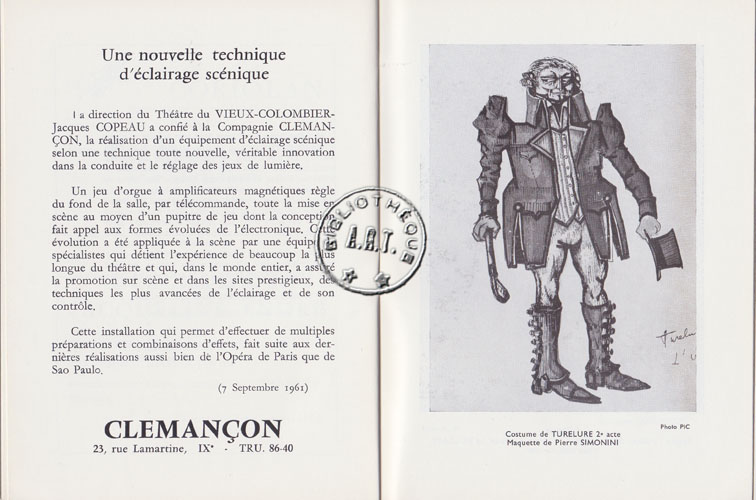 Les programmes de Théatre de l\
